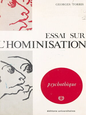 cover image of Essai sur l'hominisation